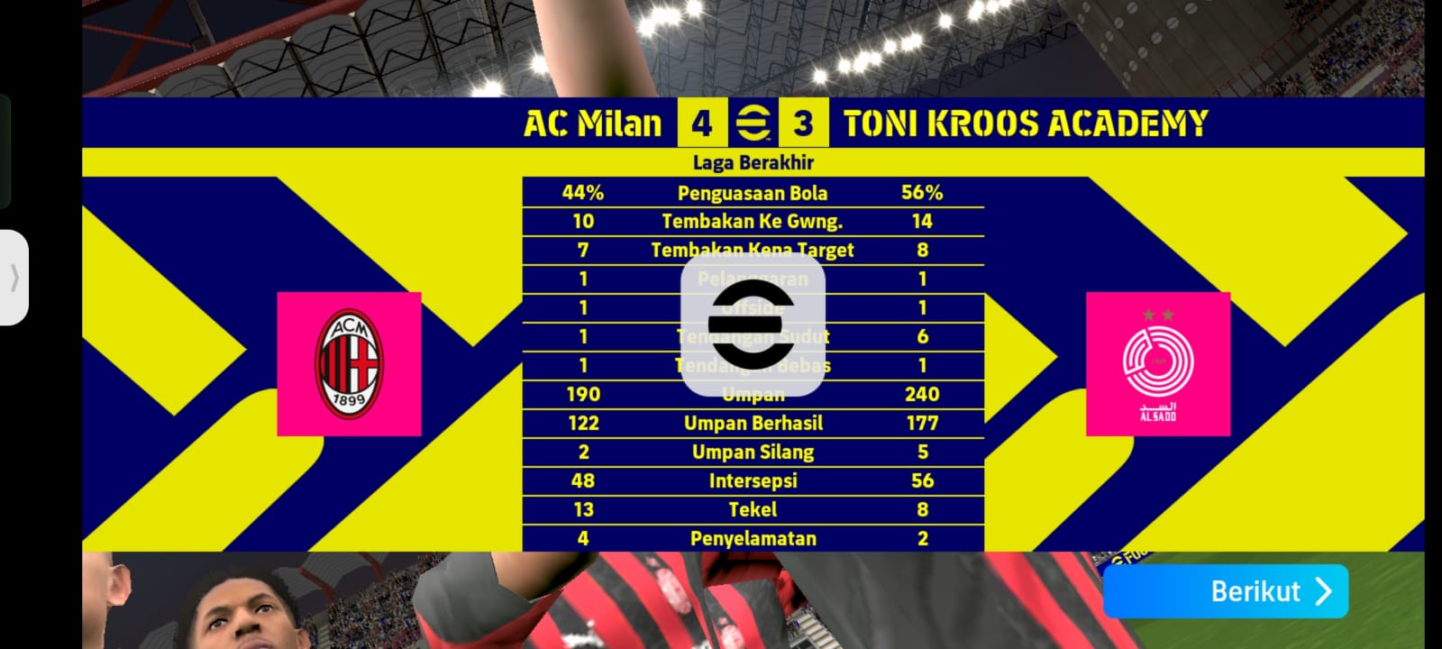 Match Result 1